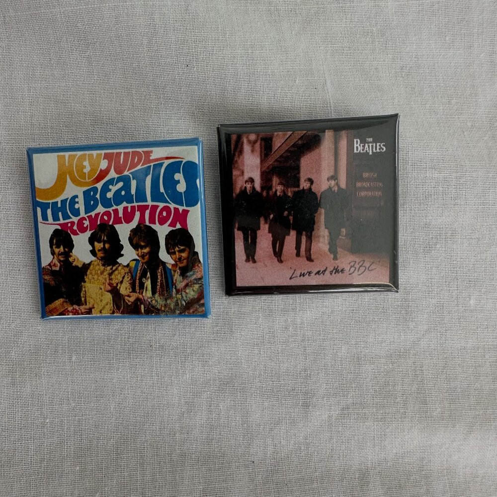 2 The Beatles Pins - Never Worn